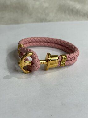 Paul Hewitt Leather Anchor Bracelet